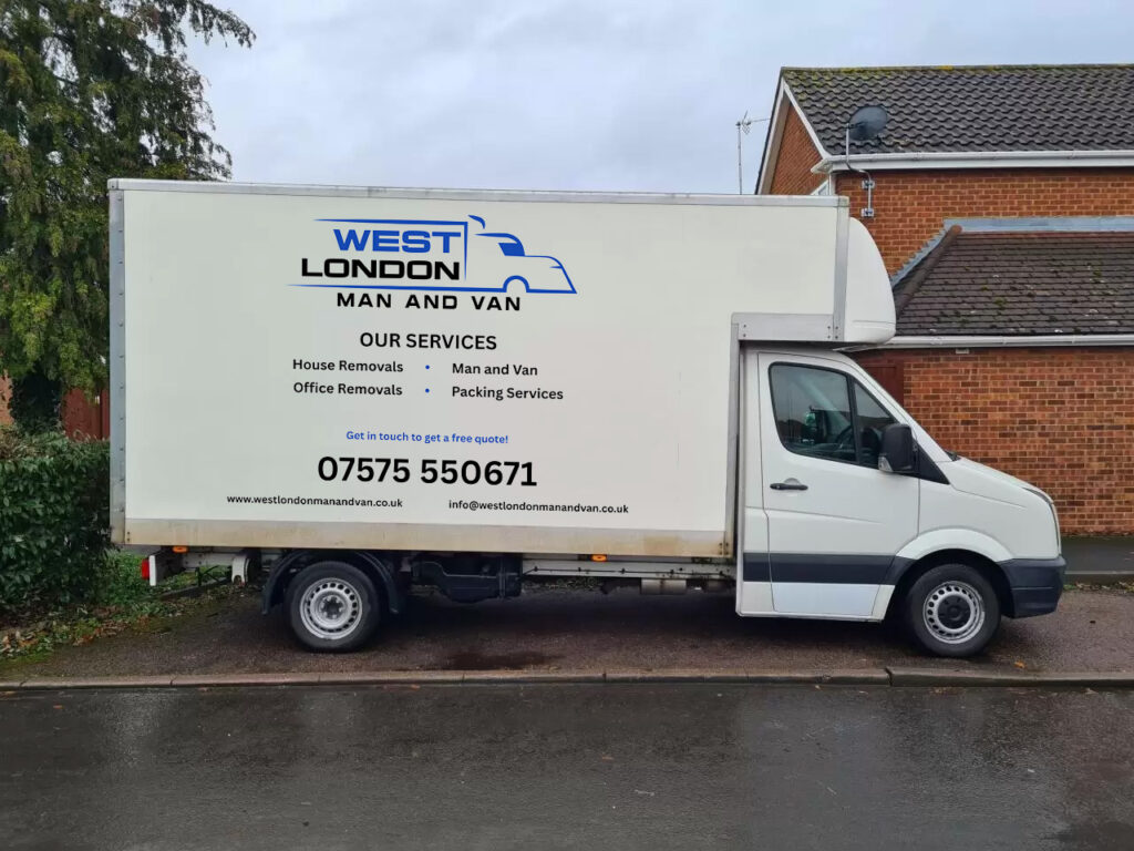 Van with man